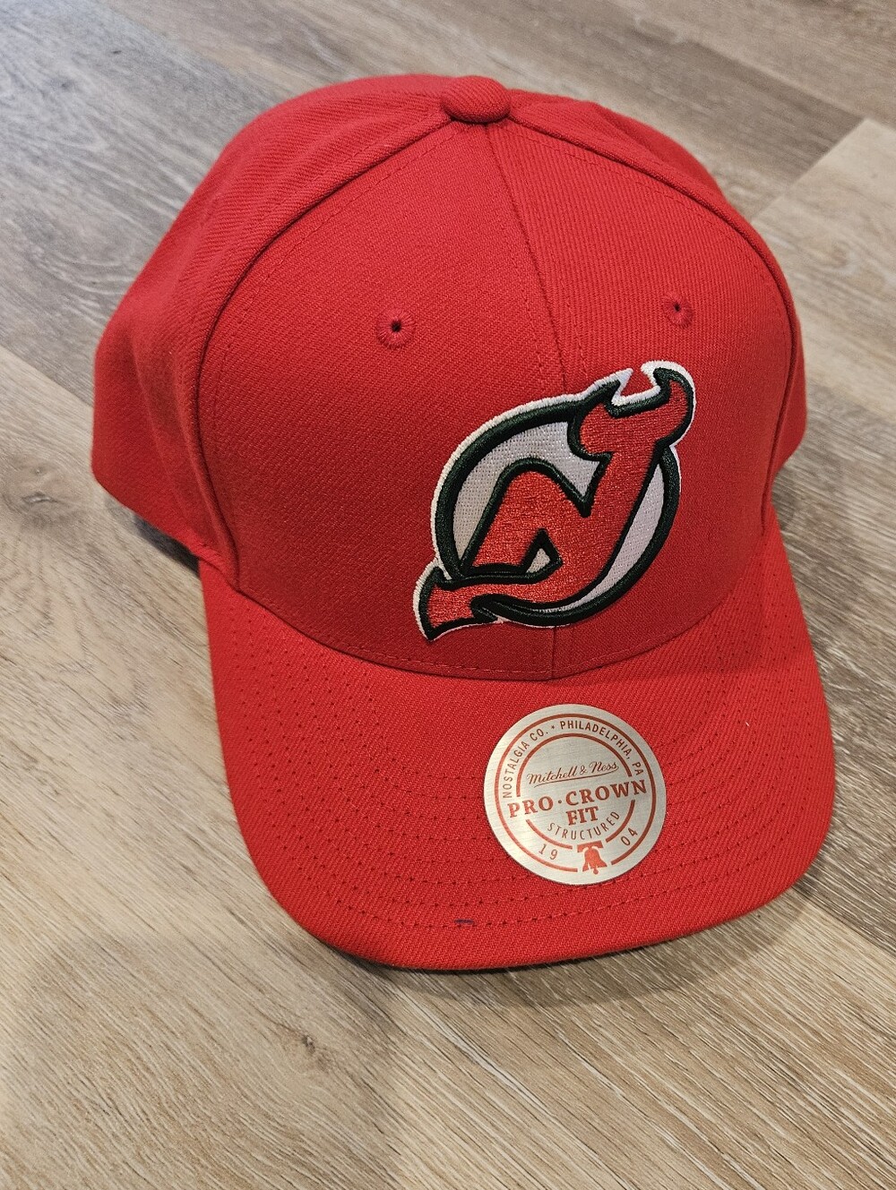 Mitchell And Ness New Jersey Devils Snapback Hat